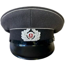 East German NVA Size 56 Military Hat early uniform Cold War vintage officer cap