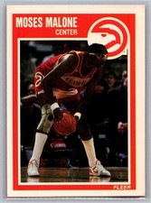 1989-90 Fleer #4 Moses Malone