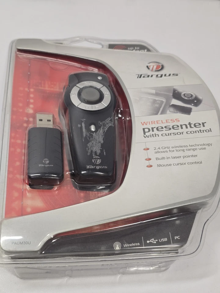 Targus Wireless Presenter With Laser Pointer & Cursor Control - Brand New - Image 3 of 4