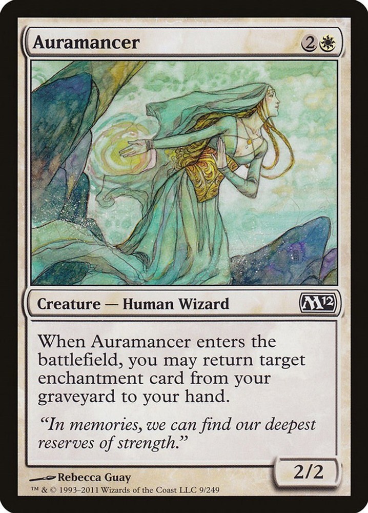 Auramancer Magic 2012 (M12) MTG 9 LP