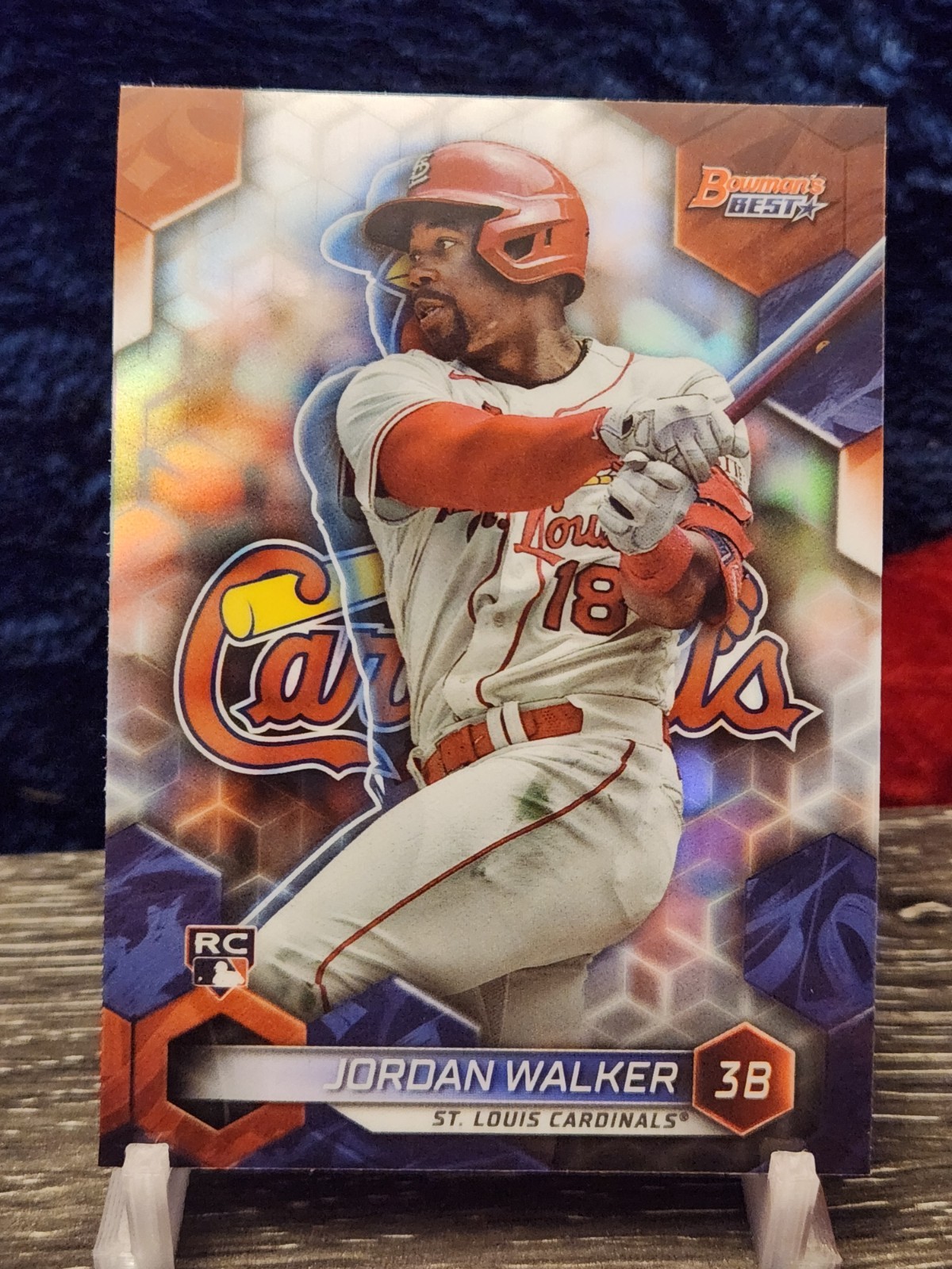 2023 Bowman's Best Jordan Walker RC Refractor #65 St. Louis Cardinals
