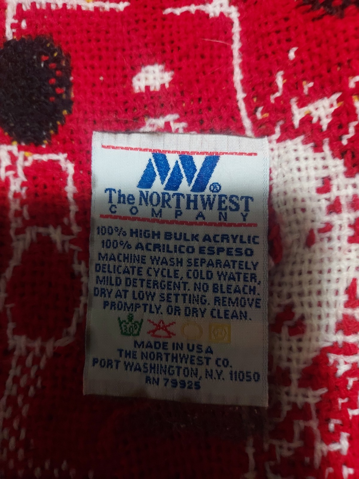 Northwest Company Star Wars Darth Maul Tapestry Knit 1990s Blanket