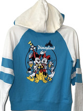 Disney Parks Land Women s Mickey Friends Graphic zip up Hoodie sz S NWT 54.00