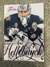 2025-26 UD Flair Hockey Connor Hellebuyck #150 Purple Backcheck /199 🔥🔥