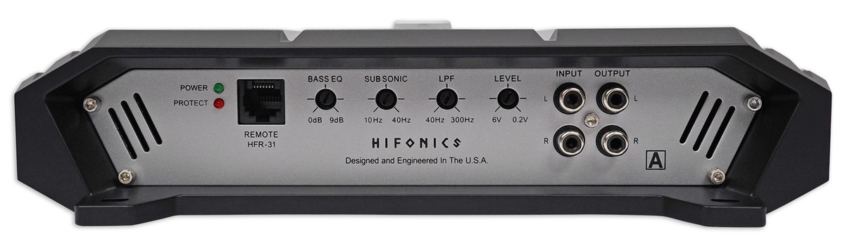 Hifonics Zeus ZXX-2400.1D 2400W Mono Block Class D Car Amplifier+