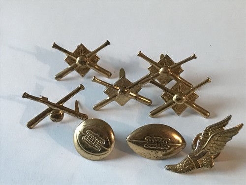 1920’s Set Of Sport Themed Brads From Old Scrapbook