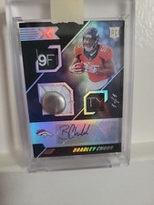 2018 XR Football Bradley Chubb RPA 1of1 Player Worn Broncos RC 1/1 One Of One