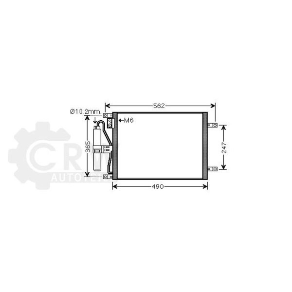 AVA Quality Cooling Kondensator Klimaanlage Mit Trockner FüR Nissan Note E11-image