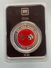SILVER COIN ~ GM® Licensed Chevrolet Corvette Logo ~ 1 oz  .999 Fine Silver
