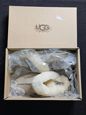 UGG Scuffette II Chestnut Sheepskin Suede Slippers Women's Size 7