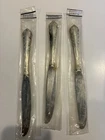 Three-New in Package-Wallace Shenandoah Sterling Silver Modern Place Knife -9"
