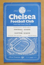 ENGLAND v SCOTLAND 1954 League Representative Match @ CHELSEA VG Cond Programme