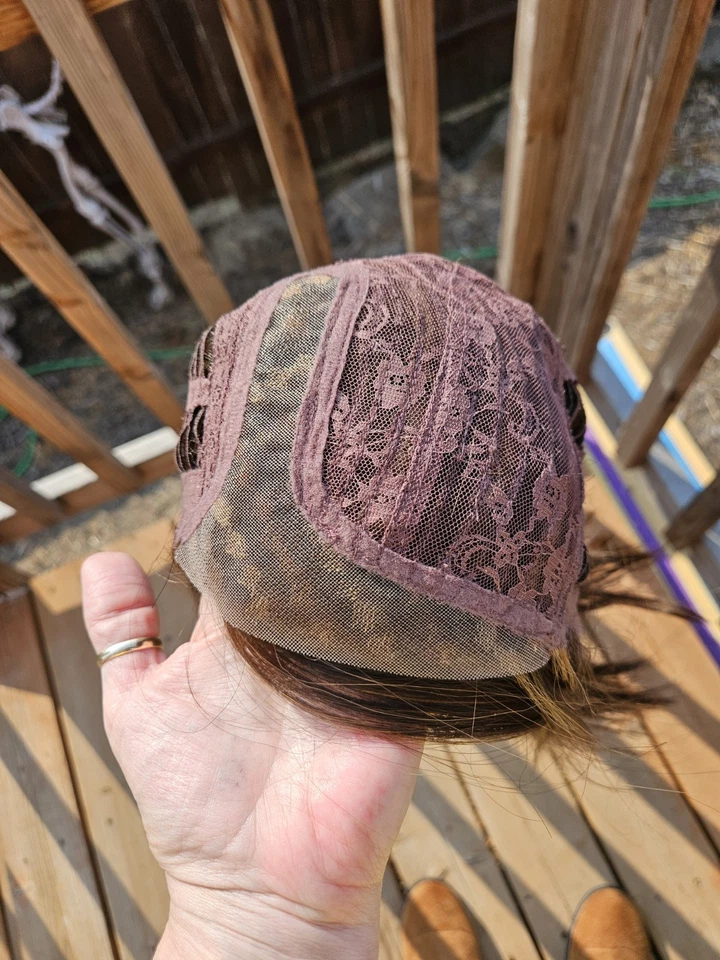 Rene of Paris River Synthetic Lace Front Wig  in Coffee Latte - Image 4 of 4