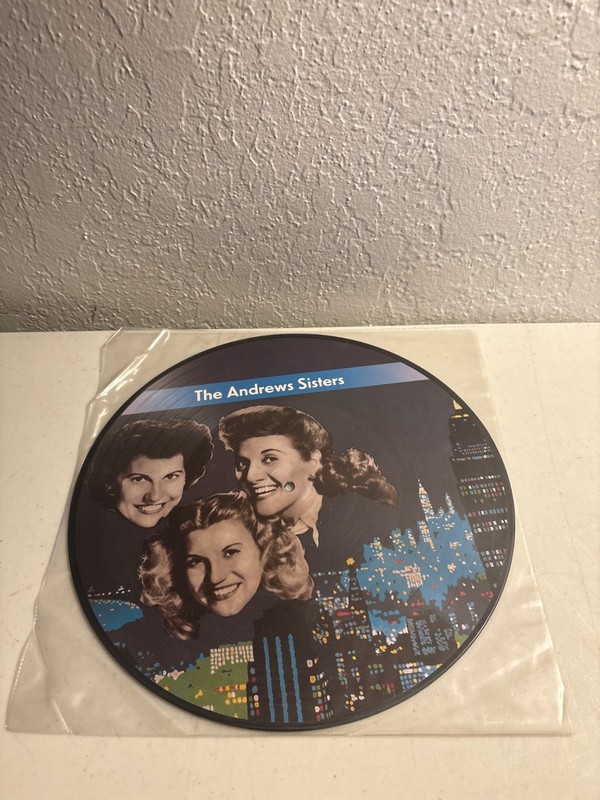 THE ANDREW SISTERS PICTURE DISC LP (1984) - RR AR 30025 - RARE DANISH IMPORT VG+