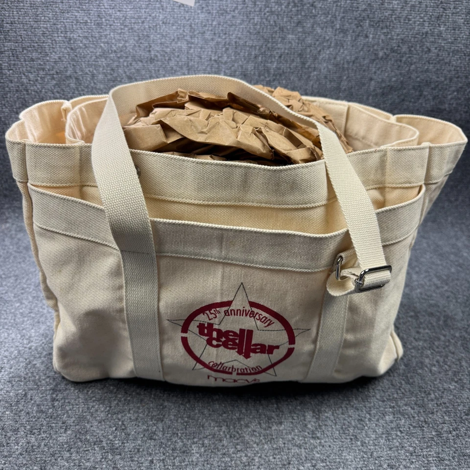 Macy 25 周年酒窖 The Cellar 帆布托特包 手提包 — 第 2/4 张图片