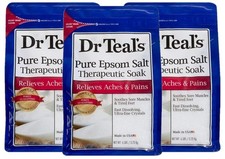 Dr. Teal's Therapeutic Soak Gift Set 3 Pack, 6lbs Ea. - Unscented Soaking S...