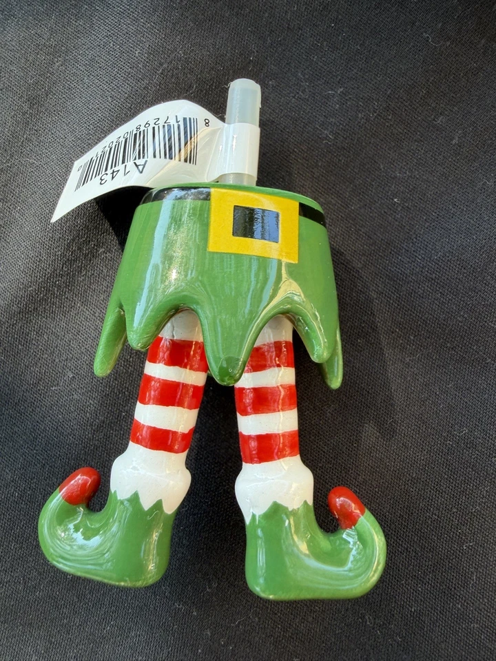 Nora Fleming Jingle Toes Pies de Elfo Mini Plato de Cerámica de Navidad Dije A143 ¡NUEVO CON ETIQUETAS! Foto 4 de 4