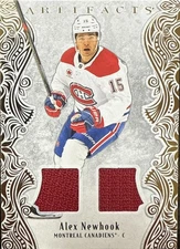 2025-26 Upper Deck Artifacts 90 Alex Newhook Gold Material (Patch) #216/299 🏒