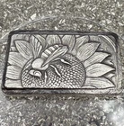 Sunflower Bee Silver Bar 1.55 ozt .999 FS Hand Poured Saint Bee's Silver Art New