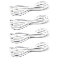 6FT 1.8 Meter T5 T8 Tube Light Fixture LED Linkable Cord, Double end 6FT 4Pcs