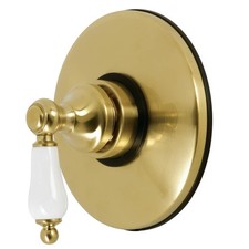 Kingston Brass KB3007PL Vintage Volume Control with Lever Handle Brushed Brass