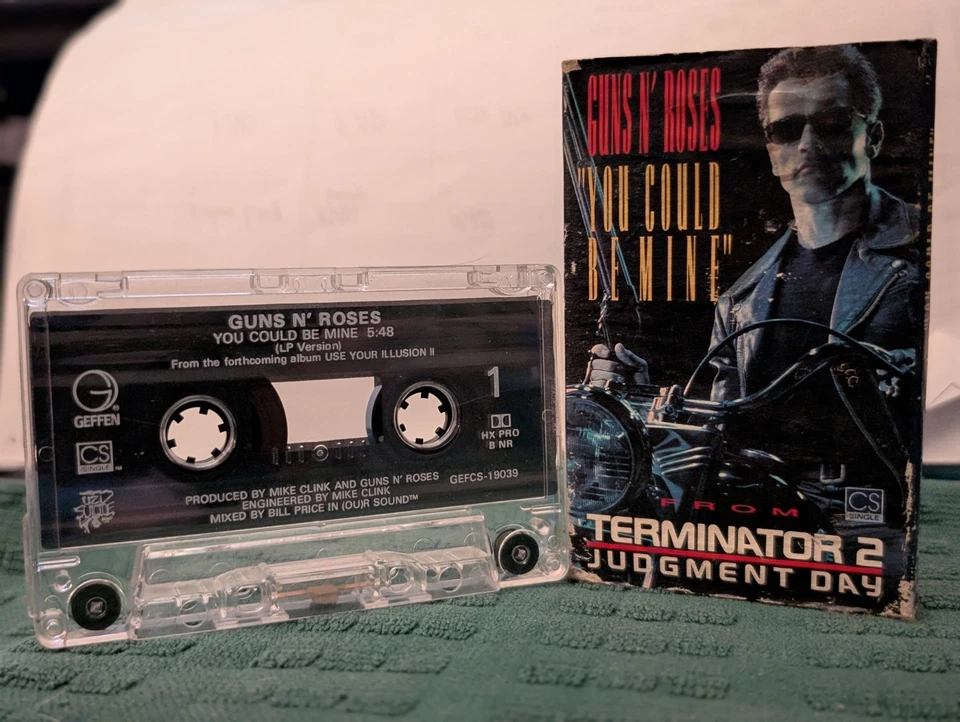Guns N Roses You Could Be Mine Single Cassette Tape Foto 2 de 3