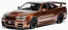 Nissan Skyline GT-R (R34) Custom Bronze 1/18 ...