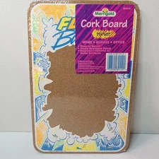 Vtg 90's Y2K Neon Merrigold Press Magnetic Cork Board Flash Bulletin Sealed