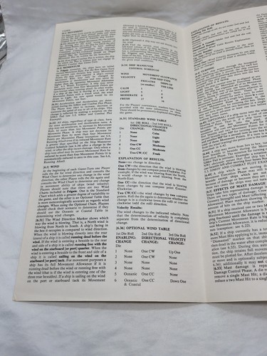 *Rules Only* Frigate SeaWar In The Age Of Sail Board Game Rulebook - Picture 6 of 7