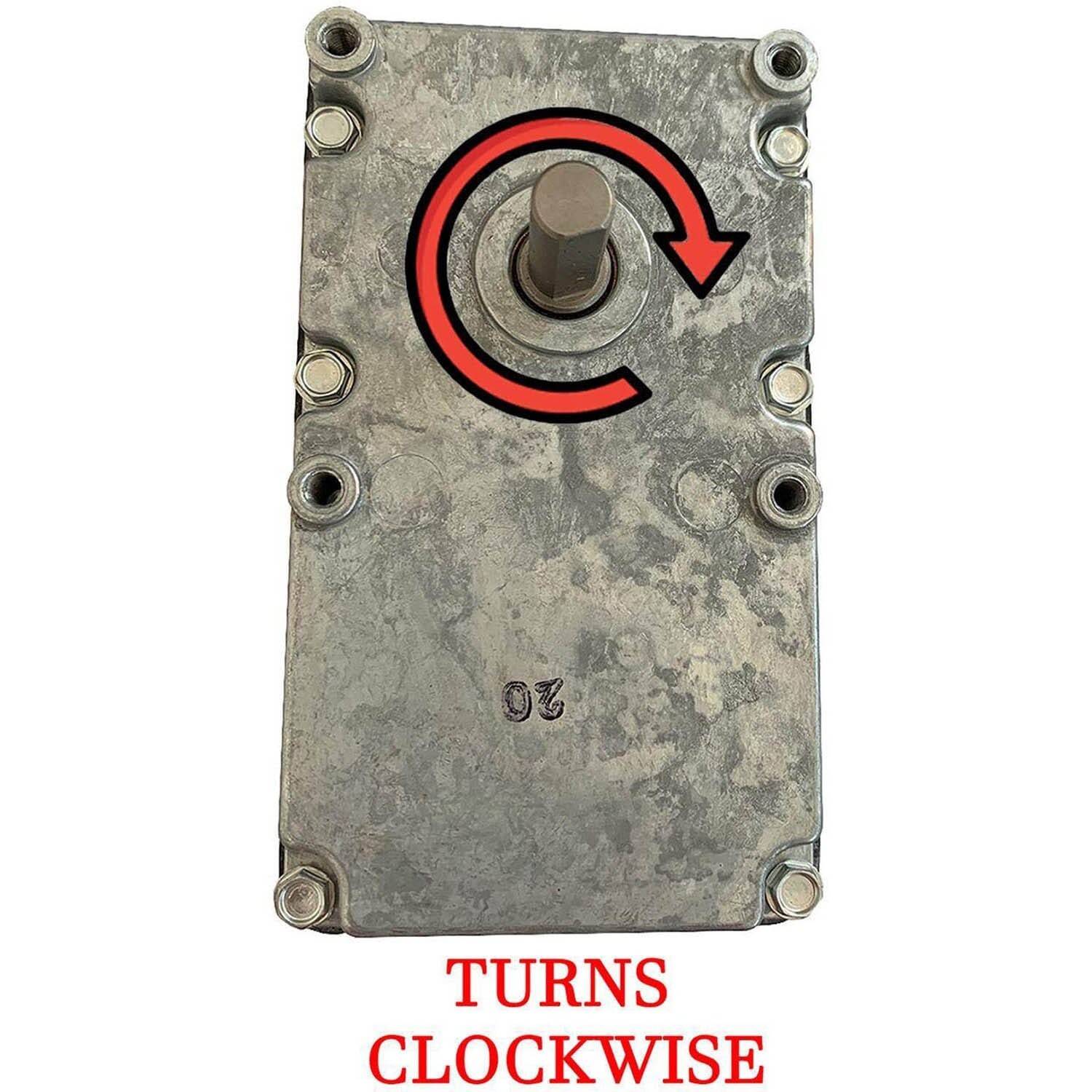 US Stove Auger Motor Made In USA By Gleason Avery (4 RPM CW): 80456-AMP