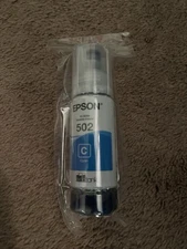 Epson 502 Cyan Ink Bottle 70ml OEM Genuine, Sealed EXPIRED