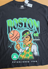 Boston Celtics Size XXL T-shirt - Men's Black NBA  18 Championships New with tag