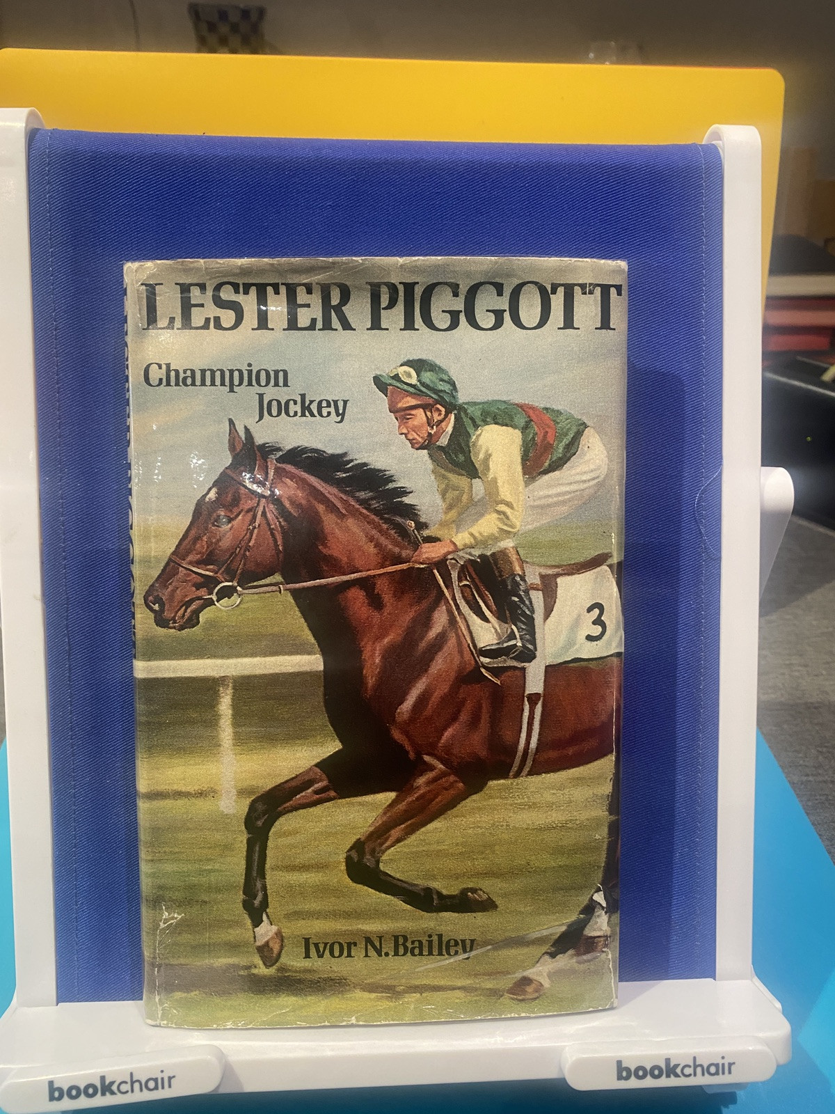 Lester Piggott, Champion Jockey by Ivor N. Bailey (Hardcover, 1972) Horse Racing