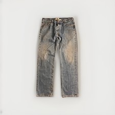 Vtg 90s Levi  s 501xx Jeans Men  s 36x34 Button Fly Medium Wash Visible Mending