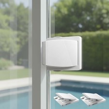 Sliding Door Lock Child Security: 2-Pack for Glass/Patio Doors, Windows 