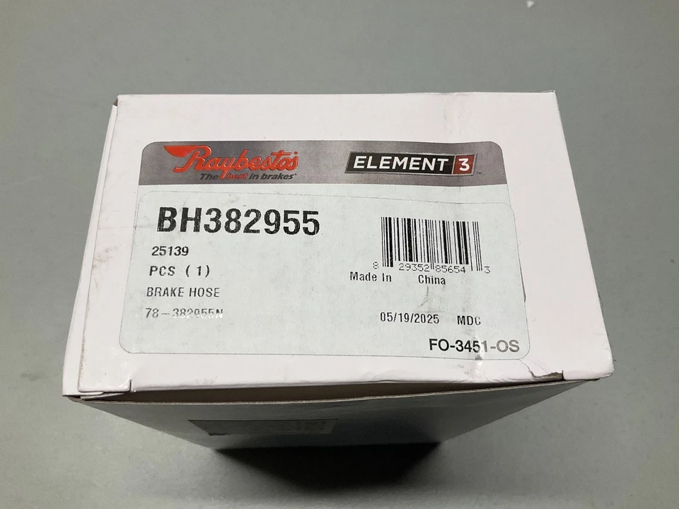 Front Left Brake Hose For 2010-2011 Ford F-150 BH382955 Raybestos (78-382955N) - Image 3 of 3