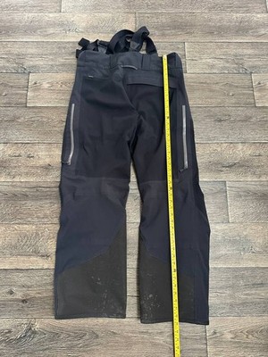 HAGLOFS COULOIR II BLACK HIKING SKI PANTS MEN TROUSERS GORETEX