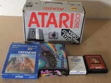 ATARI 2600 VIDEO CONSOLE COMPUTER SYSTEM NEW 3 GAMES No. 3 GAMES PAD