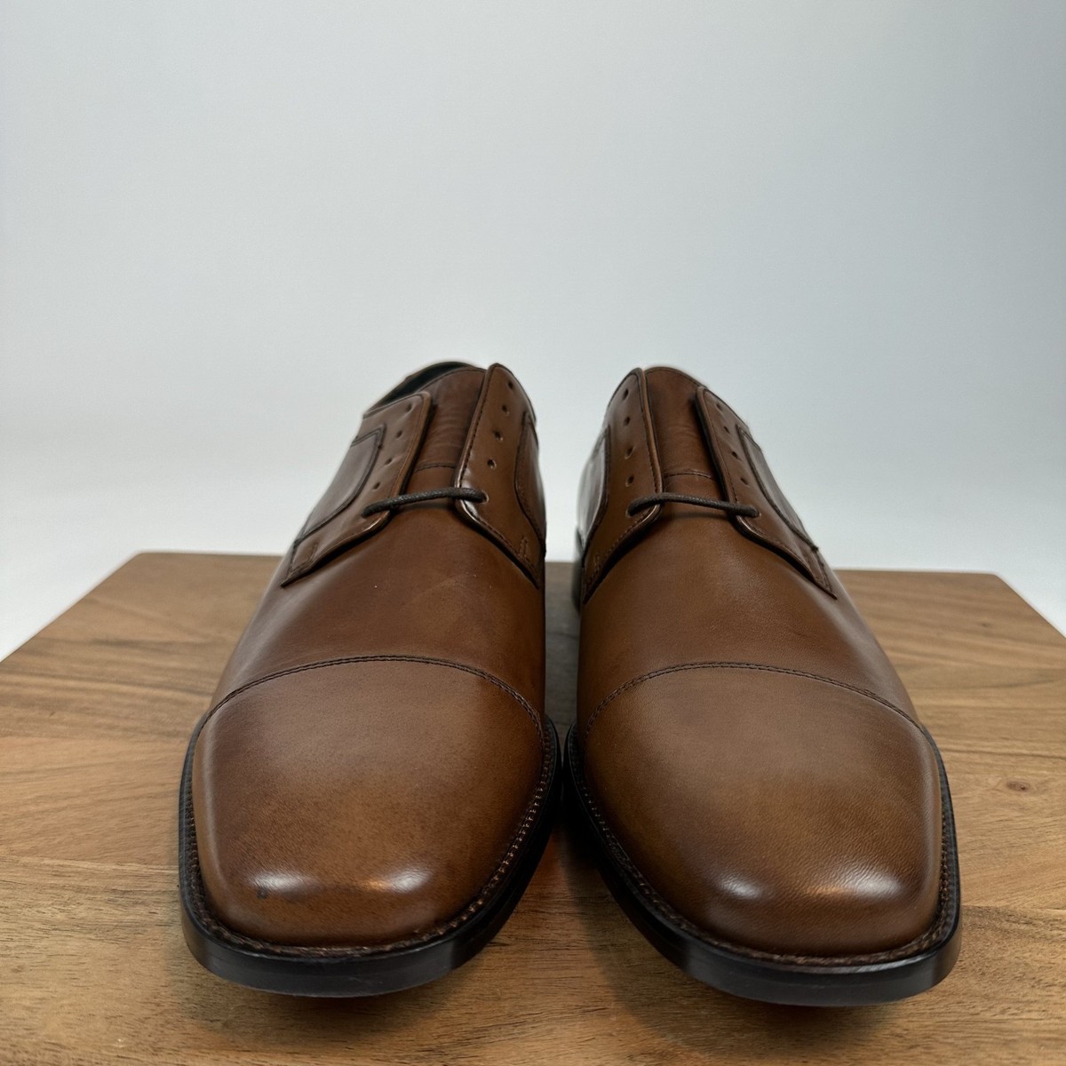 New Mens Johnston & Murphy Novick Cap Toe Oxfords Leather 