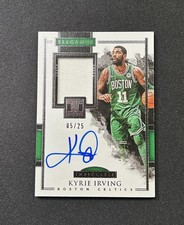 2017-18 Panini Impeccable Kyrie Irving Elegance Patch Auto /25 #EV-KIV Game Worn
