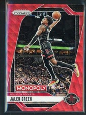 2024 Panini Prizm Monopoly Jalen Green Red Prizm