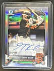 2025 Bowman Draft Gavin Kilen Chrome Auto Refractor 1st Prospect #/499 Giants