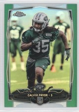2014 Topps Chrome Green Refractor Calvin Pryor #157 0c4