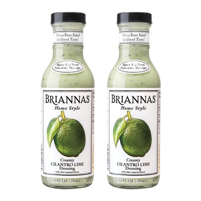 BRIANNAS - Home Style Creamy Cilantro Lime 12 oz. (Pack of 2), No Color