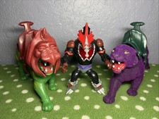 MOTU Vintage Masters Of The Universe Complete Battle Cat Panthor Mosquitor Movie