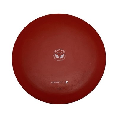 Discwing QUARTER K First Run Red Disc Golf Driver PFN OOP Used 165g