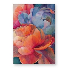 Begin Home Decor CODM17244VXK4D 17 x 24 in. Full of Color Blue Indoor  Outdo...