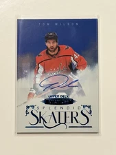 2022-23 UPPER DECK STATURE TOM WILSON #3/3 SPLENDID SKATERS AUTO CAPITALS