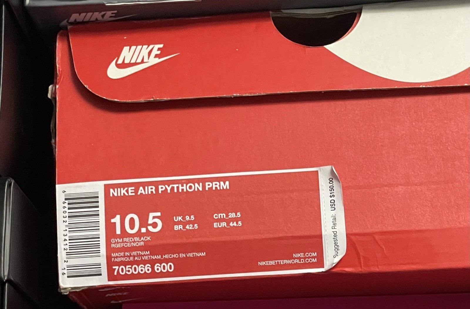 Nike Air Python Premium Gym Red - image 6