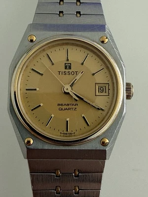 Tissot Seastar Quartz Gold Vintage Damen-Armbanduhr Ref. A314 - Bild 1 von 4